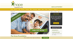 Desktop Screenshot of hope-foundation.org.uk